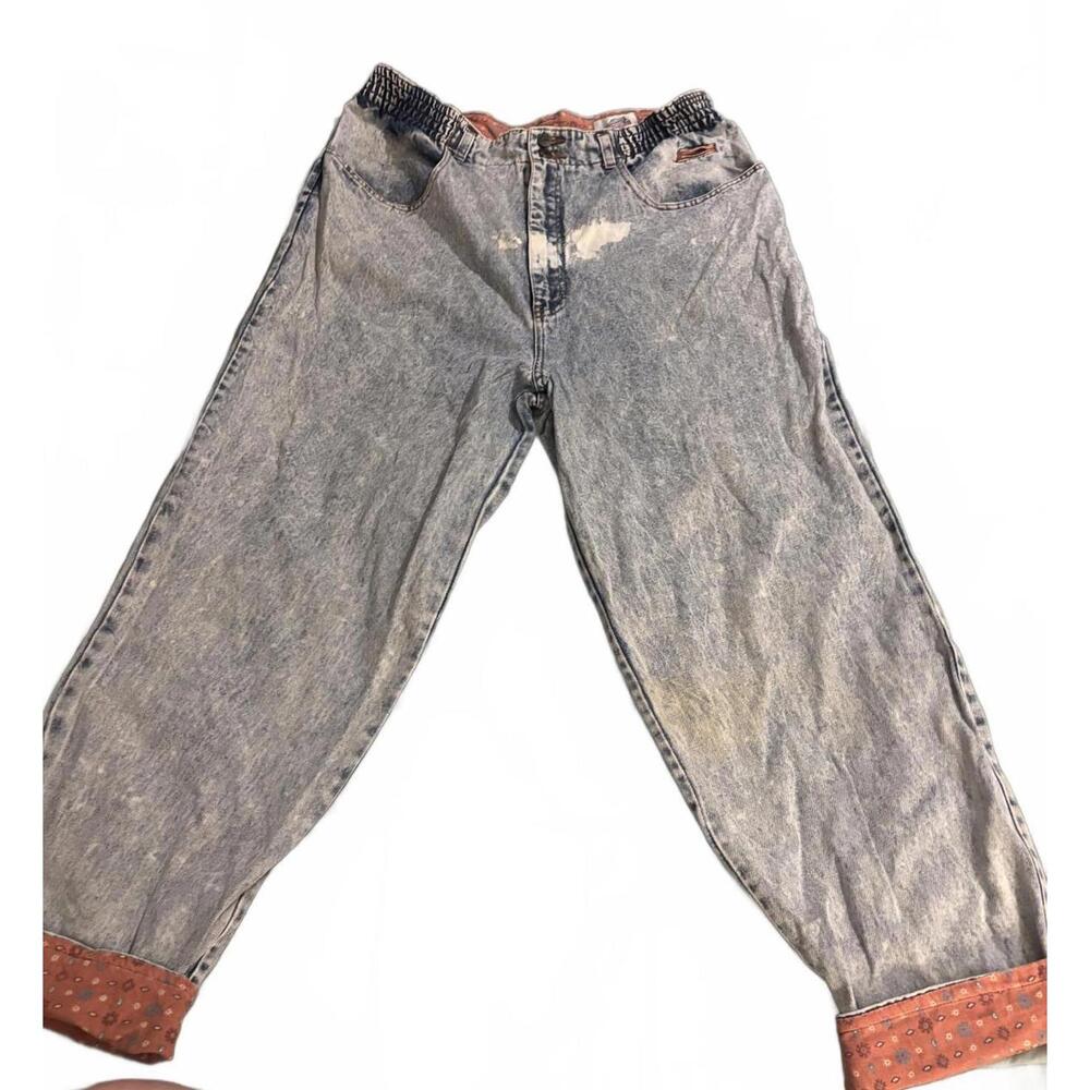 Mystic Blues Vintage Style Denim Pants - Size 34